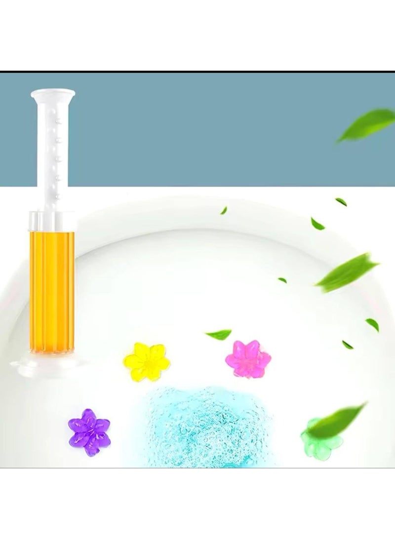 حقنة معطر جيل للتواليت بروائح متعددة – تعطير مستمر وتطهير فعال للاستخدام اليومي (2 حقنه معطر ) - Image 3